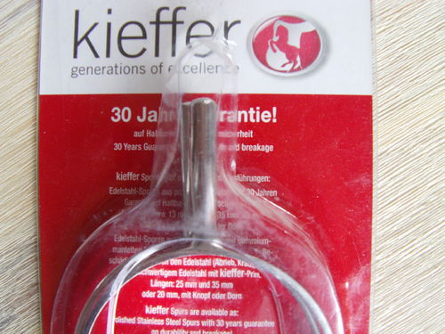 Kieffer Sporen gebogen rund 4,5 cm